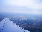 Вид на Москву из самолета